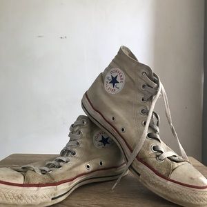 White High-Top Converse